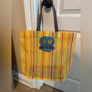 Colorful Striped Tote Bag